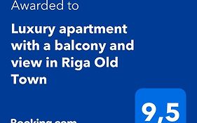 Luxury Apartment With A Balcony And View In Riga Old Town