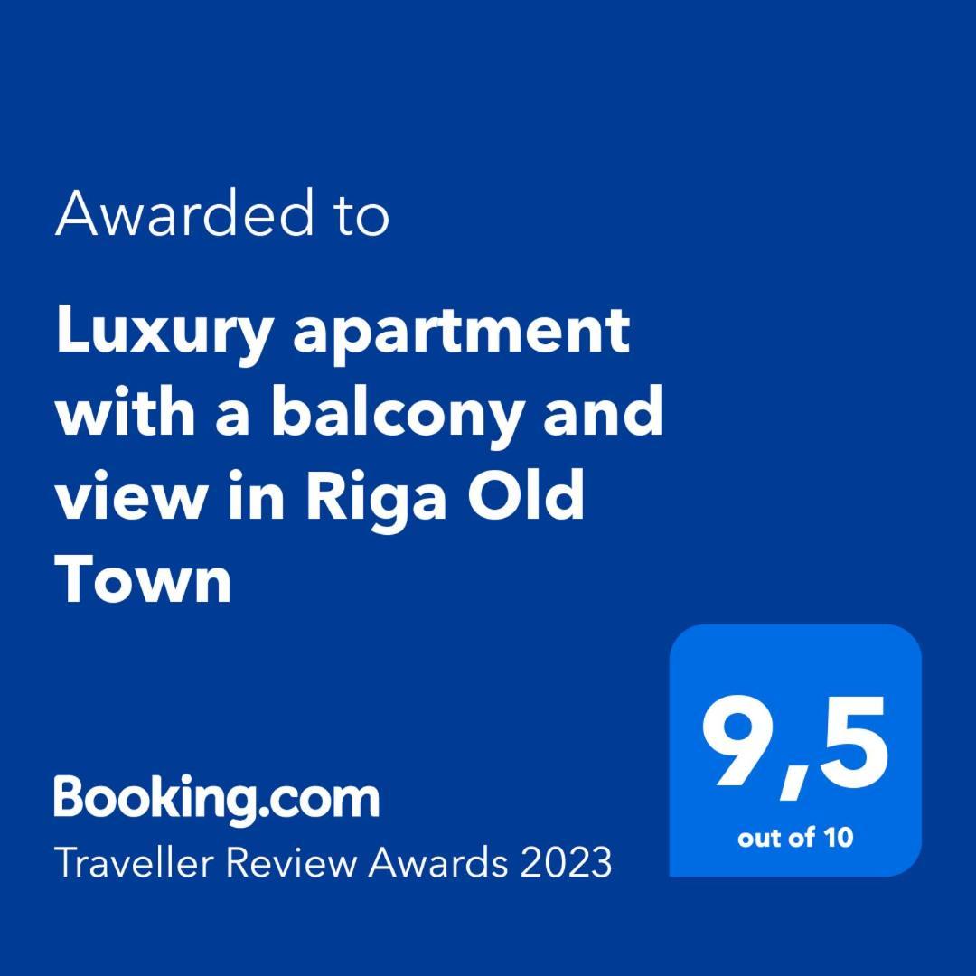 Luxury Apartment With A Balcony And View In Riga Old Town Exterior photo
